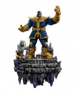 Marvel Deluxe BDS Art Scale socha 1/10 Thanos Infinity Gaunlet Diorama 42 cm